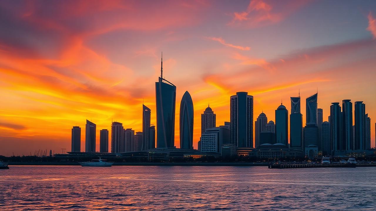 Qatar cityscape